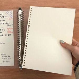 반투명 자재 바인더노트 무지속지 B5