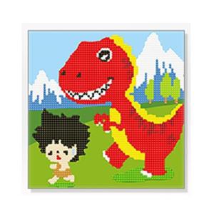 [JHQS85ZQ_52AG]DIY 보석십자수 티라노사우르스 20x20
