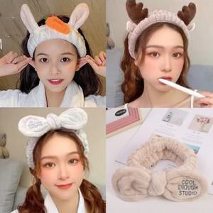 클렌징 데일리 머리띠 헤어밴드 세면 캐릭터 세안 커플 샤워