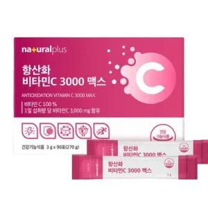 [내츄럴플러스] 항산화 비타민C 3000 맥스, 90포, 3박스