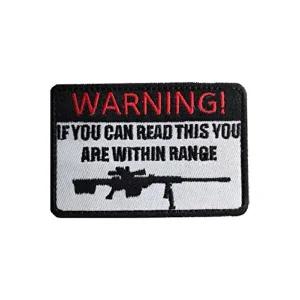찍찍이 밀리터리 패치 와펜 WARNING-W8754D2