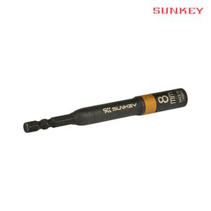 썬키 SKB-08G 롱비트소켓 일체형 8mm 육각 비트 생크 어댑터 아답타 복스 수작업