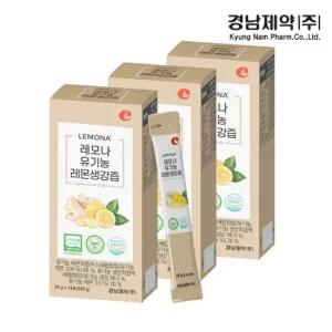 경남제약 레모나 유기농 레몬생강즙 3박스*14포