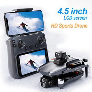 L600 업그레이드 GPS 드론 4K HD 듀얼 카메라 스포츠 5G 디지털 이미지 변속기 LCD 스크린 RC 브러시리스 UAV
