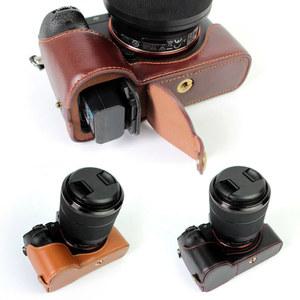 소니 알파 A7II A7RII A7SII 카메라용 가죽 하프 케이스 그립