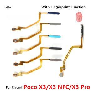 Xiaomi Poco X3 Pro NFC 홈 전원 버튼 지문 터치 ID 센서 커넥터 플렉스 케이블