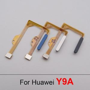 화웨이 Y9a 전원 버튼 지문 센서 플렉스 케이블 수리 부품용 1개