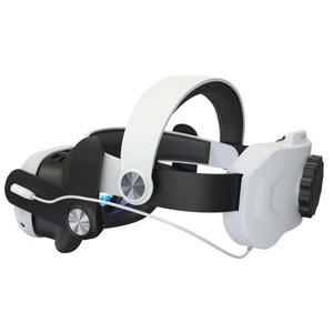 조정 가능한 VR 경량 교체 엘리트 스트랩 Meta Quest 3 헤드셋 용 6000mAh 충전식 배터리 액세서리