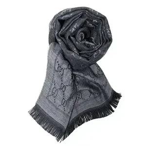 (스크래치) [GUCCI] 구찌 자카드 패턴 니트 스카프 133483-3G200-1160
