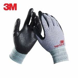 3M 안전장갑 NBR 코팅 슈퍼그립100 그레이 미디움 Medium 자재