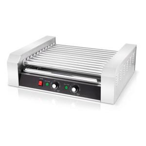HHD11A 고출력 30-핫도그 11-롤러 그릴 2200W 상업용 등급 스테인리스 스틸 드립 트레이 포함