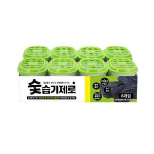 피죤 숯 습기제로 제습제 300g x 8입