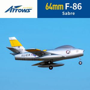 취미 RC Blue Arrows 64mm 덕트 팬 Edf Jet F86 모델 고정 날개 원격 제어 전기 조립 고성능 전투기 PNP