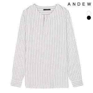 남성 칼라리스 스트라이프 풀오버 셔츠 O184SH300P)