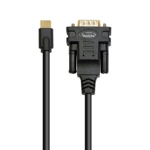 USB C to RS232 시리얼변환 케이블 1.8M ML-CRS232