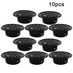 0PCS 라운드 캐비닛 공기 덕트 환기 DIA. 9 53 철강 루버 메쉬 구멍 플러그 장식 커버 옷장 그릴 환기 시스템
