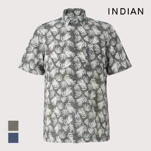 [INDIAN] 알로하 프린트 반팔셔츠_MITNS3M4101