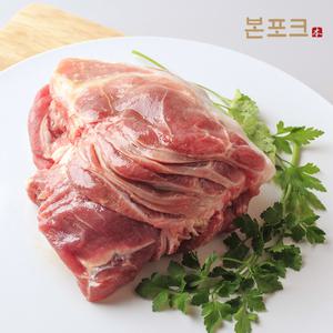 [롯데백화점]푸드진정성 국산 순수혈통 지리산흑돼지 앞다리살600g(찌개용)/냉장