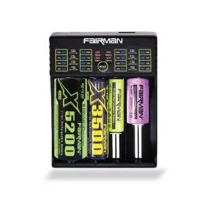스마트 배터리 충전기 4구 대용량 18650 만능 USB AA (WFHSF3B)