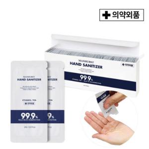 맨허스트 손 소독제 휴대 일회용 2ml 100개입 X 2개