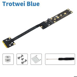 카드 미니 소형 PCIe 수-키 M 암 어댑터 미니 소형 PCI-E-NVME NGFF M.2 키 M 라이저 컨버터 PCI-E 테스터