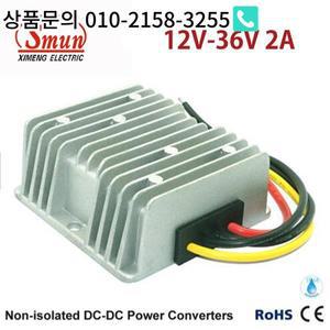 방수 IP68 12V 36V 2A 72W DC-DC 변환기 자동차 및 차량용