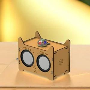 블루투스 스피커 오디오 시스템 만들기 (LED형) 스테레오 사운드 우드박스 휴대용 DIY