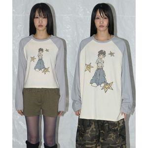 FANCY CLUB 포니 스타 롱슬리브 (GRAY) F25QB095
