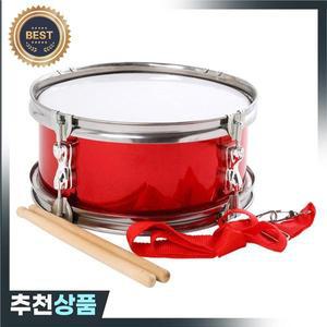 어깨 끈이 달린 스네어 드럼 11 인치 음악 학습 교육용 장난감 악기 대 초보자 어린이