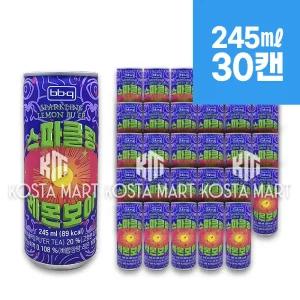 bbq 비비큐 스파클링 레몬보이 245ml x 30캔