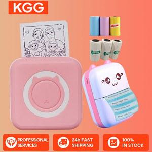 스티커 사진 블루투스 열전사 KGG 여행 미니 포켓 무잉크 접착 작업 라벨 57mm 프린터 노트