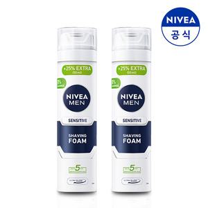 니베아 맨 센서티브 쉐이빙 폼 250ml X 2개