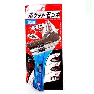 로보스타 몽키스패너 UM48S 최대벌림48mm 경량 숏몽키 포켓 가재표 일제