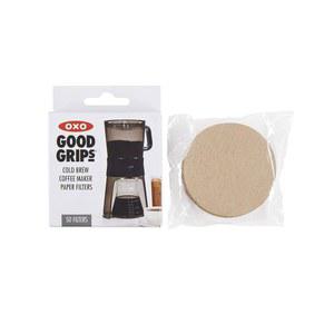 OXO 굿 그립 커피 메이커 교체용 종이, 브라운, 박스당, 50 CT, 콜드 브루 필터, 카운트