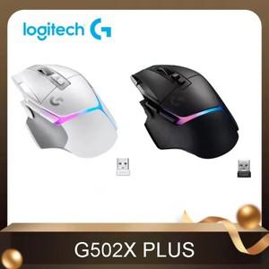 logitech 호환 G502 X PLUS LIGHTSPEED 무선 게임용 마우스 25K Hero 광학 센서 프로그래밍 New