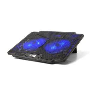 넥스트유 NCP2205 노트북 쿨링패드 스탠드 거치대 / 쿨러 2개 / 5단계 높이조절 / USB 2포트 내장