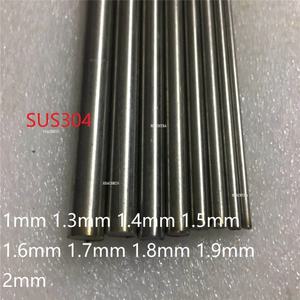 환봉 1mm 1.3mm 1.4mm 1.5mm 1.6mm 1.7mm 1.8mm 1.9mm 2mm 304 스테인레스 스틸 원형 솔리드로드 SUS304 스