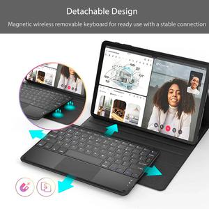 디지털가전 Lenovo Tab M10 FHD Plus 용 10.3 인치 TB-X606F TB-X606X Bluetooth 무선 키보드 케이스