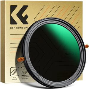 K&F 개념 가변 ND2-ND32+CPL 필터 49mm 원형 편광판 2in1 카메라 렌즈