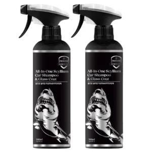 블랙샤크 올인원 카샴푸 유리막 코팅제 500ML 2개
