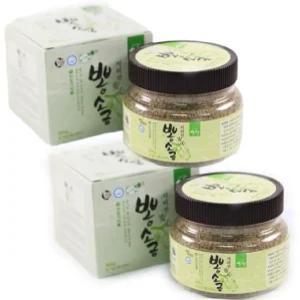 지리산 산청 뽕소금 500g, 2개 구운소금 안심가 [두레상회]