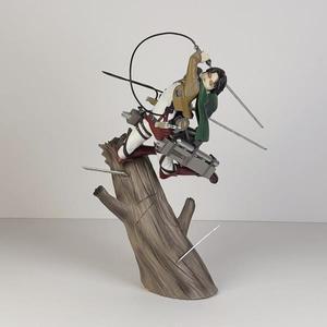 일본 캐릭터28cm Anime Attack on Titan Levi Renewal 1/8 스케일 액션 피규어 장난감 컬렉션 PVC 모델 인