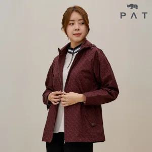 [PAT 여성] 프린트 후드 탈착 숏 점퍼_1I61302