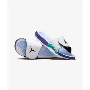 NIKE 조던 하이드로 5 레트로 슬라이드 M - 화이트:뉴 에메랄드:그레이프 아이스:블랙 / 555501-103