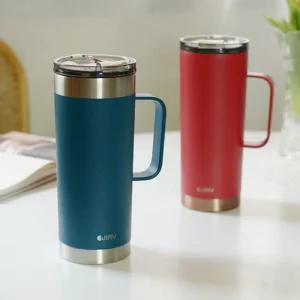 에지리 블랑 텀블러 머그 컵 600ml/휴대용물병/보온보냉컵/스텐보온병/스텐머그/휴대용텀블러/손잡이물병