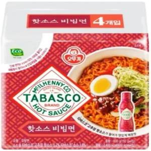 오뚜기 타바스코 핫소스 비빔면 150g, 16개