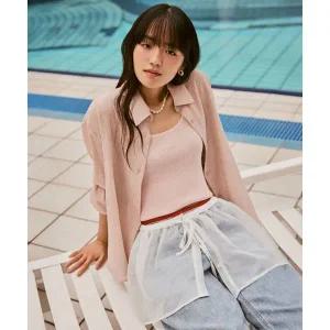 스파오 SPAO 라이트 시스루 긴팔 셔츠_SPYWF37W04 SPYWF37W04 729944