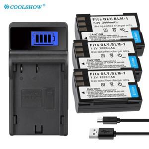 PS-BLM1 BLM 1 PS 배터리 올림푸스 E-30 E3 C-5060 C-7070 C-8080 2000mAh 카메라