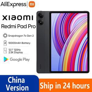샤오미 정품 레드미 패드 프로 12.1인치 120Hz 미 태블릿 10000mAh 배터리 스냅드래곤 7s 2세대 CPU 33W 고
