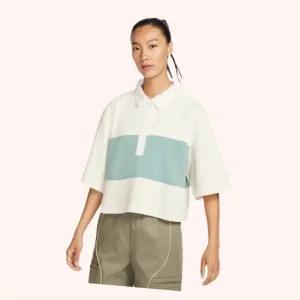 나이키 NSW 여성 오버사이즈 반팔 폴로 탑 IB2154 133 355335